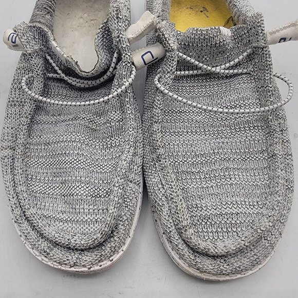 Hey Dude Wally Stretch Aggregate Mens 8 Gray Lightweight Slip On Casual Comfort main image 7